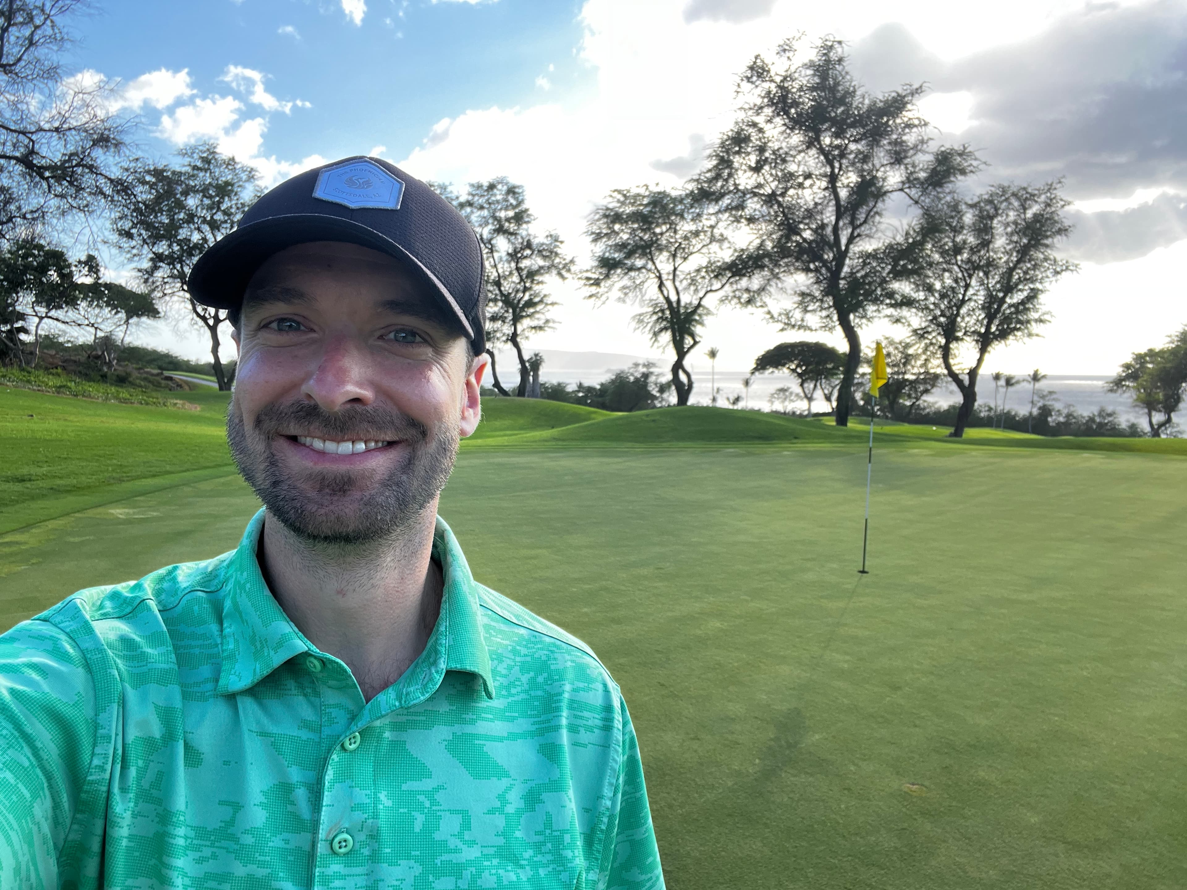 Brandon Blahnik on the golf course